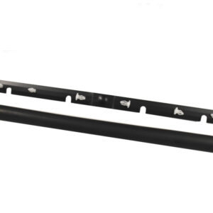 Rubber strip with holder and clips for Mercedes R107 bumper