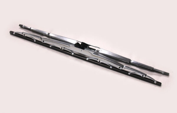 2 silver wiper blades for Mercedes W116 windshield wipers - Image 3