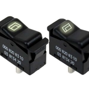 Illuminated switches left & right for electric windows Mercedes R107 W123
