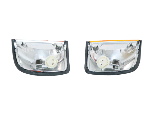 1 set of headlights H4/H3 with LWR + indicators in yellow for Mercedes W124 - Image 4