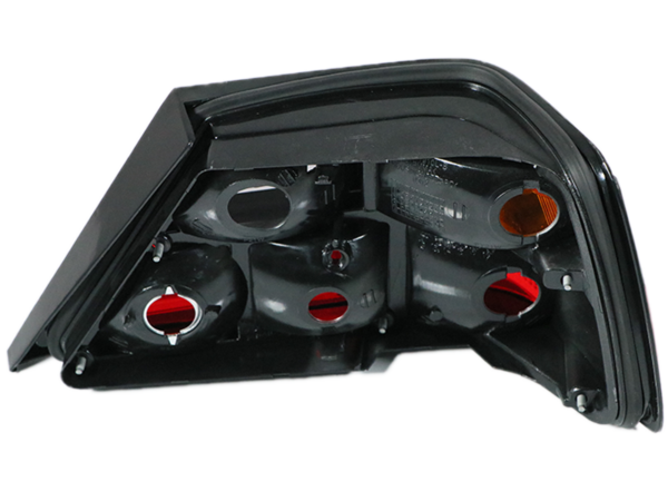 Front headlights with LWR + indicators in smoke gray + tail lights for Mercedes W124 - Image 4