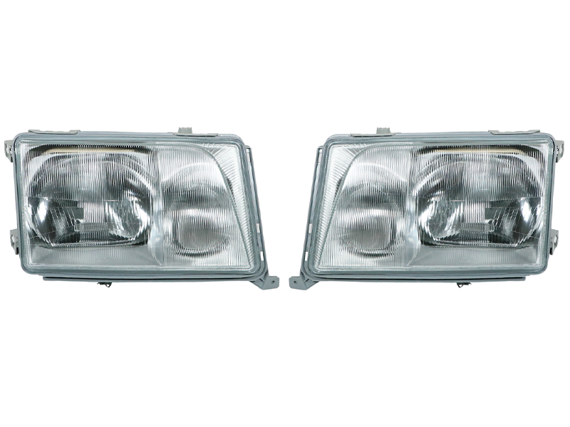 Frontscheinwerfer mit LWR H4/H3 fuer Mercedes W124 93-96