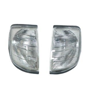 Indicator set smoke gray with lamp socket for Mercedes W124 / C124