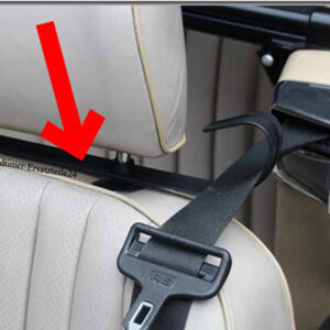Belt guide holder seat belt (original shape) for Mercedes R107 / C107