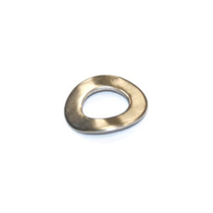 Corrugated A2 stainless steel spring washer for M6