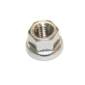 M6 stainless steel hex nut with collar