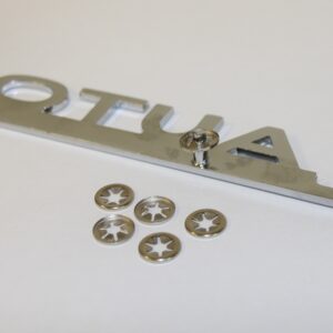 5 pieces 4mm. Fastening clip for type symbols