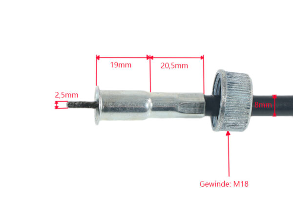 Speedometer cable for Mercedes R107 - Image 6