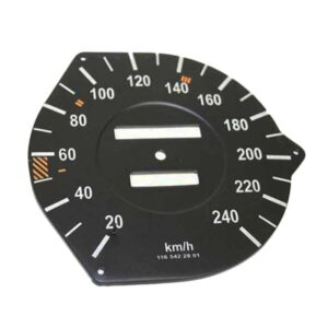 Km/h speedo dial for Mercedes R107 / W116