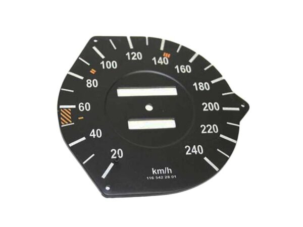 Km/h speedo dial for Mercedes R107 / W116